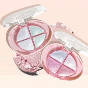 GOGO TALES - Glitter 4 Color Eyeshadow Palette (1-3) #G01 - 4.8g