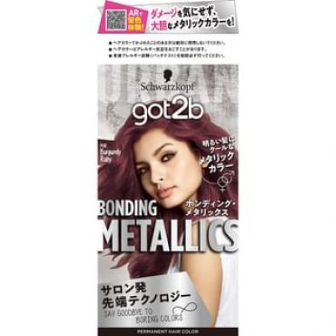 Schwarzkopf - got2b Bonding Metallics Hair Color M16 Burgundy Ruby