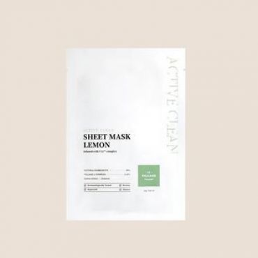 VILLAGE 11 FACTORY - Active Clean Sheet Mask - 2 Types Lemon