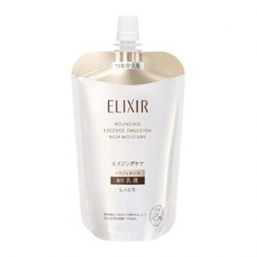 Shiseido - Elixir Bouncing Essence Emulsion Rich Moisture - 110ml Refill