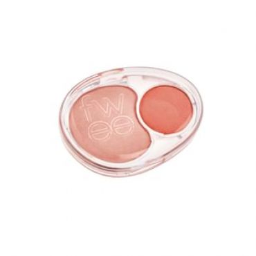 fwee - Mellow Dual Blusher - 12 Colors #CR02 Baby Smile