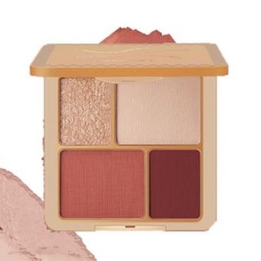 DANCING UP - Four Color Eye Shadow Disc - Pink #Pink - 10g