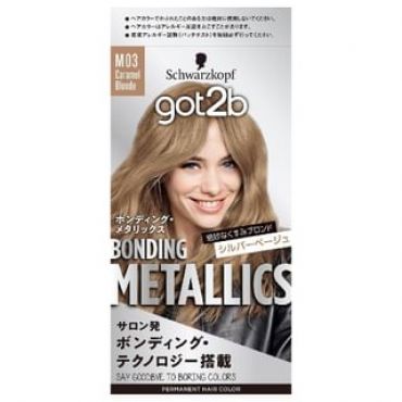 Schwarzkopf - got2b Bonding Metallics Hair Color M03 Caramel Blonde