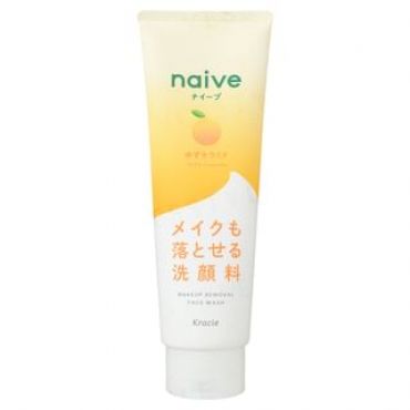 Kracie - Naive Makeup Removal Face Wash Yuzu Ceramide - 200g