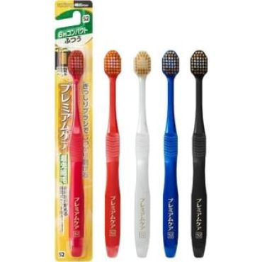 EBISU - Premium Care Toothbrush 6 Row Compact Normal No.52 1 pc - Random Color