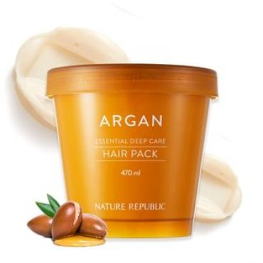 NATURE REPUBLIC - Argan Essential Deep Care Hair Pack Jumbo 470ml