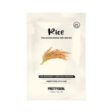 Pretty skin - Total Solution Essential Sheet Mask - 21 Types Rice