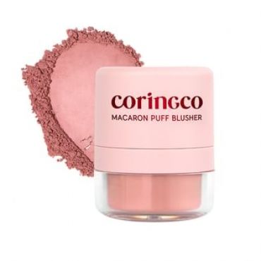 CORINGCO - Macaron Puff Blusher - 3 Colors #01 Rose Cream
