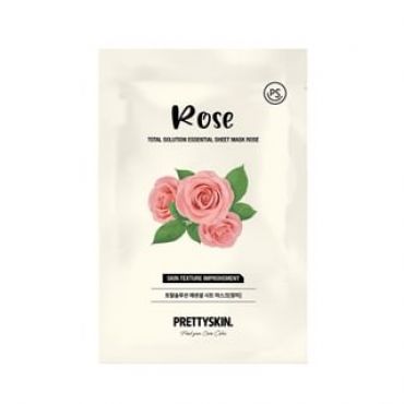 Pretty skin - Total Solution Essential Sheet Mask - 21 Types Rose