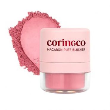 CORINGCO - Macaron Puff Blusher - 3 Colors #02 Strawberry Cream