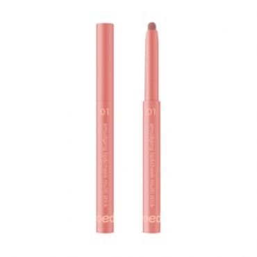 twoedit - Smudging Lip & Cheek Multi Stick - 3 Colors #01 Mellow Salmon