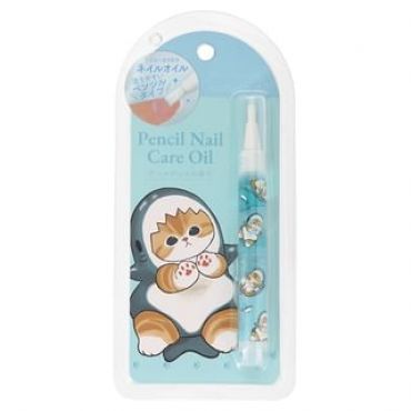 SHOBIDO - mofusand Pencil Nail Care Oil Shark Nyan - Earl Grey