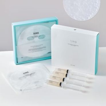Jung Beauty - CO2 Pore Deep Cleansing Mask for Face & Neck 1 Box (4 sheets + 4 syringes)