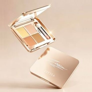 ZEESEA - Creamy Quad Concealer Palette - 2 Types #01 Fair - 6g