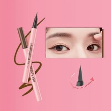 PINKFLASH - Waterproof Easy Eyeliner - 2 Colors #B01 BLACK
