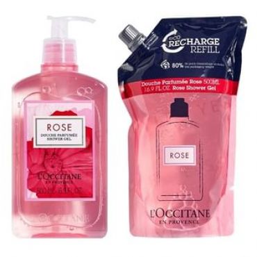 L'Occitane - Rose Shower Gel 500ml Refill
