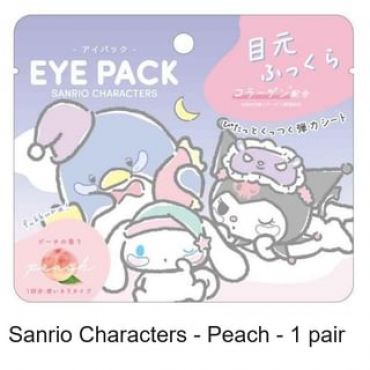 CRUX - Sanrio Eye Pack Sanrio Characters - Peach - 1 pair