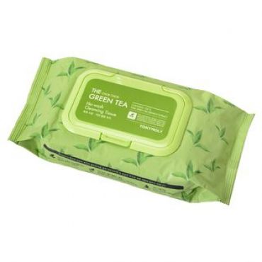 TONYMOLY - The Chok Chok Green Tea No-Wash Cleansing Tissue 100sheets 100sheets