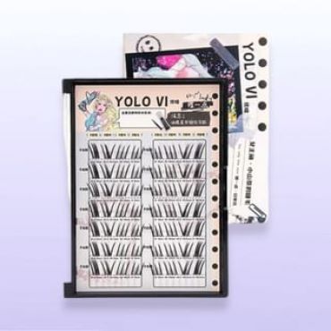 YOLO YYX - Heroine Camellia Series Individual Bushy False Eyelashes - 2 Types Bushy - Pure Desire (7 pairs/56 clusters)