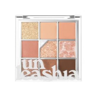 UNLEASHIA - Glitterpedia Eye Palette - 7 Types N°3 All Of Coral Pink