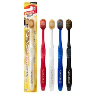 EBISU - Premium Care Toothbrush 6 Row Regular Hard No.63 1 pc - Random Color