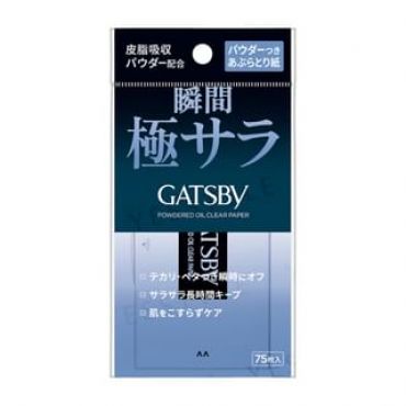 Mandom - Gatsby Powdered Oil Clear Paper 70 pcs old edition