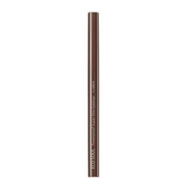 The Saem - Eco Soul Powerproof Super Slim Eyeliner - 6 Colors #BR01 Thrill Brown