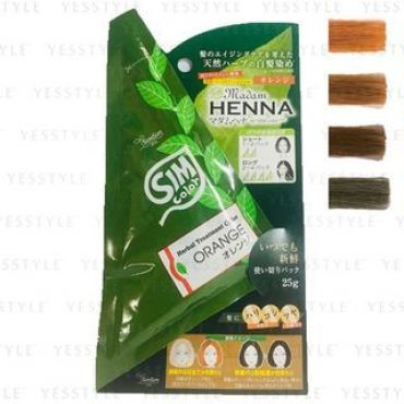 SimSim Japan - Madame Henna Herbal Treatment Color Soft Black