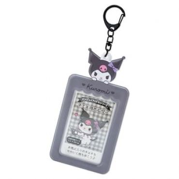 PVC Photo Card Holder Keyring (Kuromi) 7.4 x 0.3 x 14.4cm