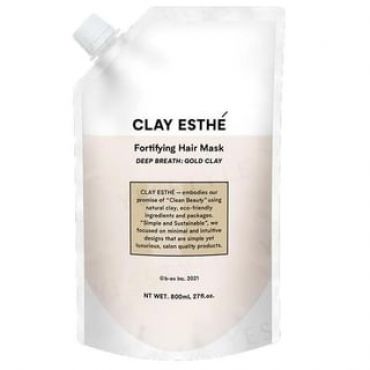 CLAY ESTHE - Fortifying Hair Mask Deep Breath: Gold Clay Refill 800ml