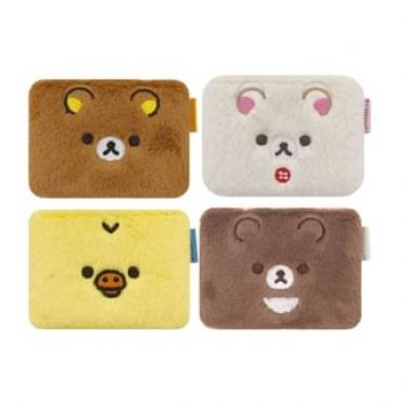 AI PLANNING - Rilakkuma Fluffy Makeup Mirror Kiirotori - W85×H65×D15mm