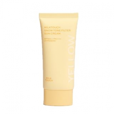 Milk Touch - Snow Tone Filter Sun Cream - 3 Colors Natural Yellow