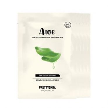 Pretty skin - Total Solution Essential Sheet Mask Bundle Set - 21 Types Aloe