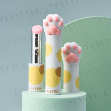 CATISS - Tortoiseshell Cat Paw Lip Balm Berry Flavor & Natural Pink 3g