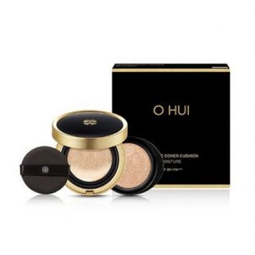 O HUI - Ultimate Cover Cushion Moisture Set - 2 Colors #01 Milk Beige