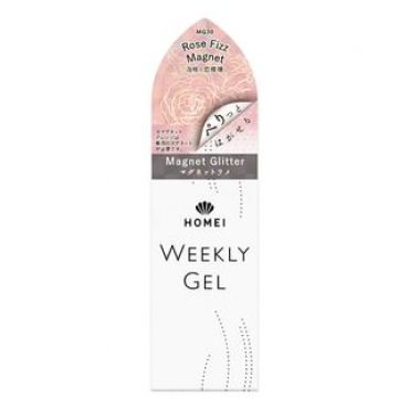 Homei - Weekly Gel Nail Polish Magnet Glitter MG30 Rose Fizz Magnet 10ml