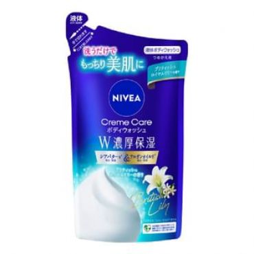 Nivea Japan - Cream Care Double Rich Moisture Body Wash British Royal Lily - 340ml Refill