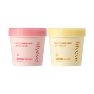 lilyeve - Gelato Hair Pack - 2 Types Silky Banana