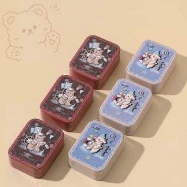 YIGU DIGU - Sailing Series Retro Metal Box Blusher - 6 Colours D06# - 3g