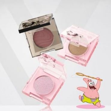 VEECCI - Velvet Mud Eyeshadow Spongebob Limited Edition - 3 Colors PB07 Pink - 2g