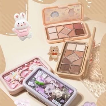 RUORI LIANA - Moe Heart Reverie 9-Color Eyeshadow Palette - 4 Types 04# Taro Cat - 8.16g