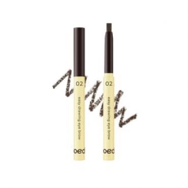 twoedit - Easy Drawing Eye Brow - 3 Colors #02 Dark Brown