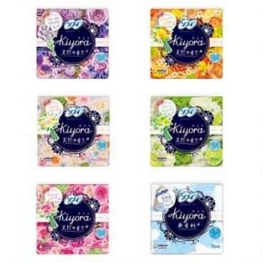 Unicharm - Kiyora Fragrance Liners Gentle Rose - 72 pcs