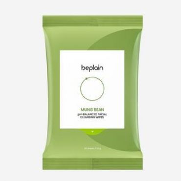 beplain - Mung Bean pH-balanced Facial Cleansing Wipes 20 sheets