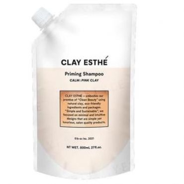 CLAY ESTHE - Priming Shampoo Calm: Pink Clay Refill 800ml