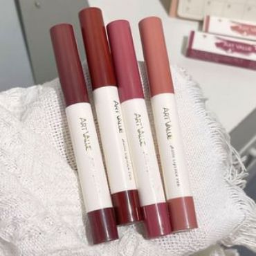 Art Value - Soft Silky Matte Lipstick Pen - 6 Colors 5# Clay Red - 1.4g
