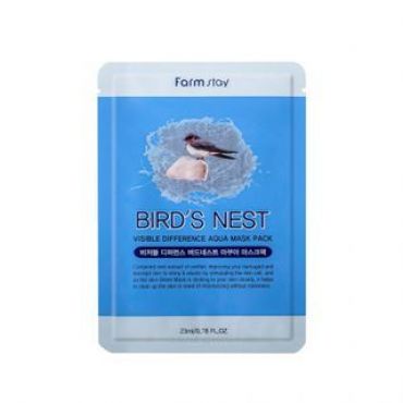 Farmstay - Visible Difference Birds Nest Aqua Mask Pack 23ml x 1 sheet