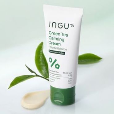 INGU - Green Tea Calming Cream + Biome Balance For Normal To Oily Skin 50ml