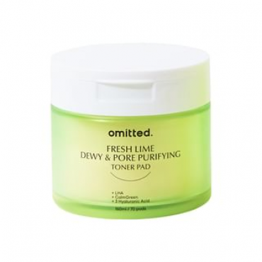 omitted - Fresh Lime Dewy & Pore Purifying Toner Pad 70 pads