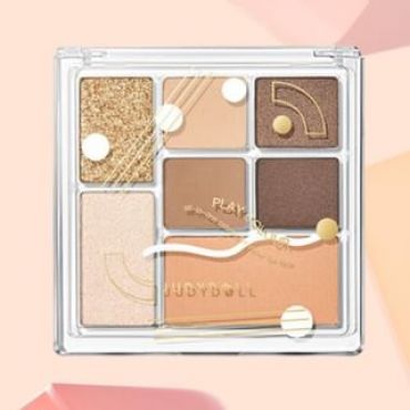 Judydoll - 7 Colors Palette - Raw Coconut Latte #16 Raw Coconut Latte - 8.5g